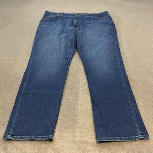 Lee Modern Extreme Motion Jeans Mens Size 42x32 Blue Stretch Denim Cowboy Work